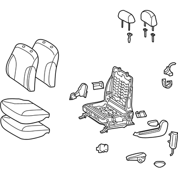 Toyota 71100-52K93-B4 Seat Assembly