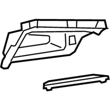 Toyota 55440-10040 Compartment Box