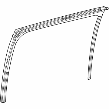 Toyota Sienna Window Run - 68152-08032