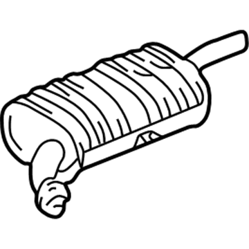 Toyota Corolla Muffler - 17430-0D050