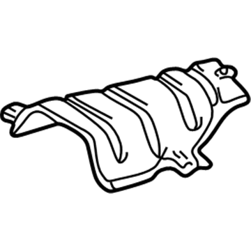 Toyota Corolla Exhaust Heat Shield - 58151-12160