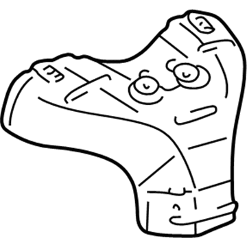 Toyota Corolla Exhaust Heat Shield - 17167-22010