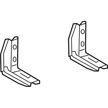 Toyota 51077-60080 Inner Bracket, Passenger Side