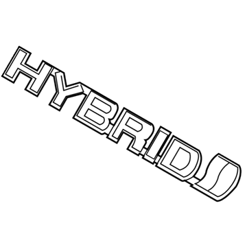 Toyota Corolla Emblem - 75374-12100