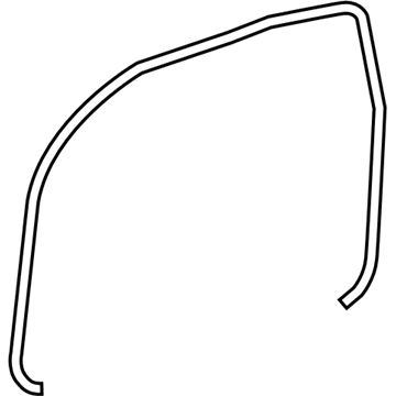 Toyota 62311-04041 Surround Weatherstrip, Passenger Side