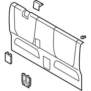 Toyota 64271-04021-B3 Back Panel Trim