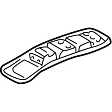 Toyota 63605-60011-A1 Overhead Console, Upper