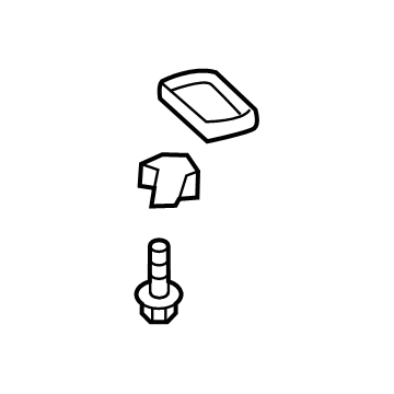 Toyota 86769-0E010 Antenna Mount Kit