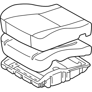 Toyota 71410-02191-C0 Cushion Assembly