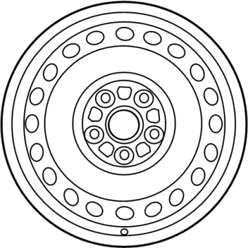 2022 Toyota Camry Spare Wheel - 42611-06D90