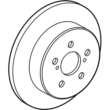 Toyota Prius AWD-e Brake Drum - 42431-78010