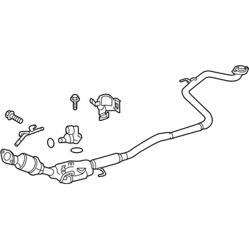 Toyota Prius C Catalytic Converter - 17410-21C23