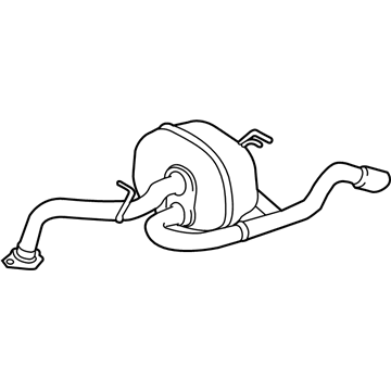 Toyota Prius C Exhaust Pipe - 17430-21872