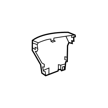 Toyota 58921-47021-A0 Plate, White, Upper