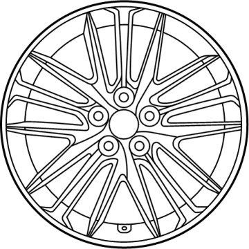 2022 Toyota Camry Spare Wheel - 42611-06J40