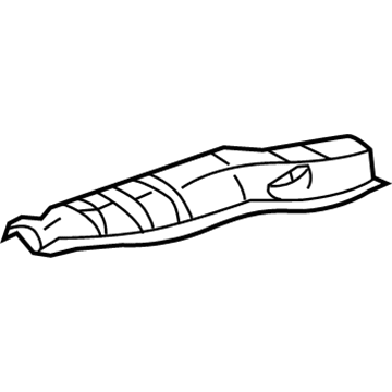 Toyota 58153-20141 Heat Shield, Front