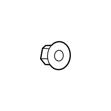 Toyota 90080-17186 Mirror Assembly Nut