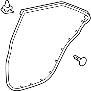 2017 Toyota Camry Door Seal - 67871-06150