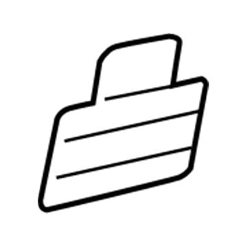 Toyota 74571-32010 Caution Label