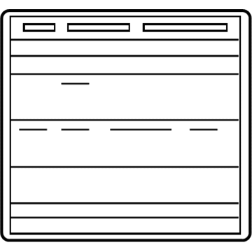 Toyota 42661-17310 Info Label