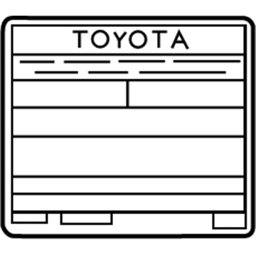 Scion 11298-37450 Emission Label