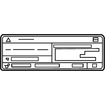 Scion 88723-42081 A/C Label