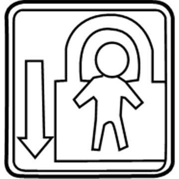Scion 69339-33040 Child Lock Label