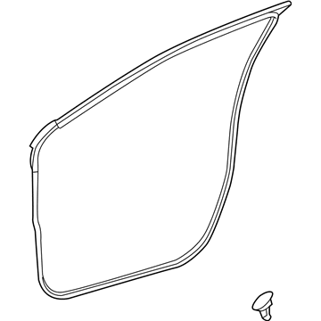 Toyota Prius C Weather Strip - 67862-52250