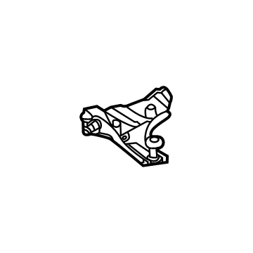 Toyota 68310-08040 Roller & Bracket, Upper Passenger Side