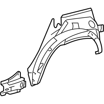 Toyota 61632-0E901 Outer Wheelhouse
