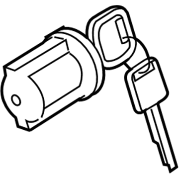 Toyota Yaris Ignition Lock Cylinder - 69057-52C70