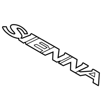 Toyota Sienna Emblem - 75442-AE010