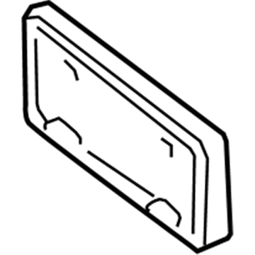 Toyota 75101-AE010 License Bracket, Front