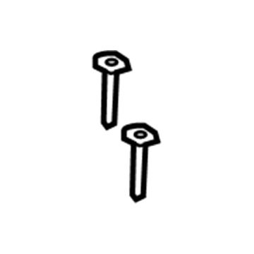 Toyota 71930-52030-C0 Headrest Guide, Black, Front