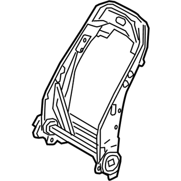 Toyota 71013-06530 Frame Sub-Assy,  Front Seat Back,  RH
