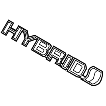 Toyota Corolla Emblem - 75443-12B60