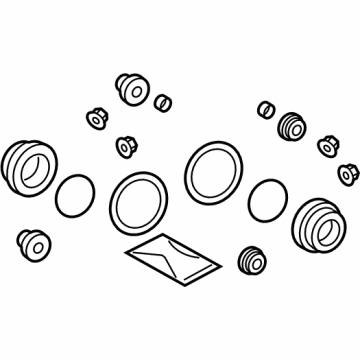 Toyota 04479-0E110 Cylinder Kit, Disc Brake, Rear