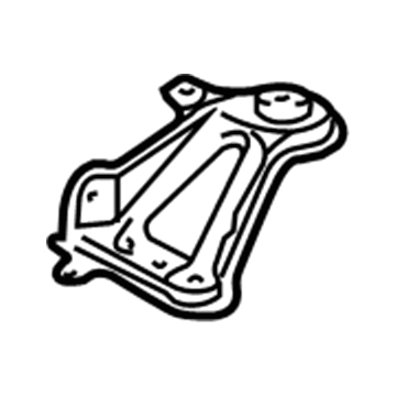 Toyota 51023-08030 Engine Cradle Brace, Rear Passenger Side