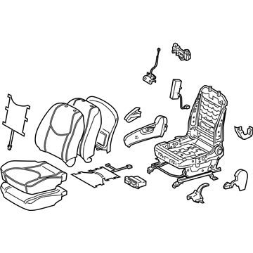 Toyota 71100-42M71-B0 Seat Assembly