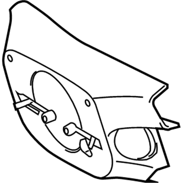 Toyota Highlander Steering Column Cover - 45184-33100-E1