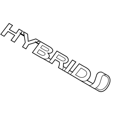 Toyota Highlander Emblem - 75361-48902