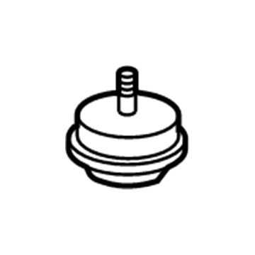 Toyota 48304-04100 Spring Bumper, Front