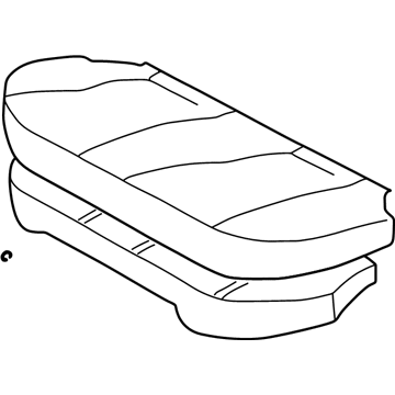 Toyota 71460-02131-C0 Cushion Assembly
