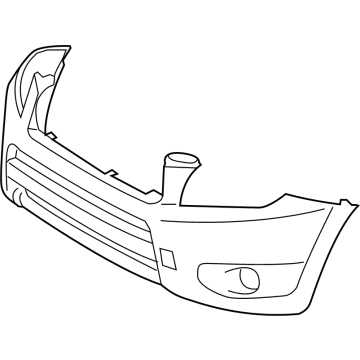Toyota 52119-42955 Bumper Cover, Front Driver Side