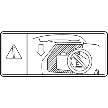 Toyota 74528-47020 Caution Label