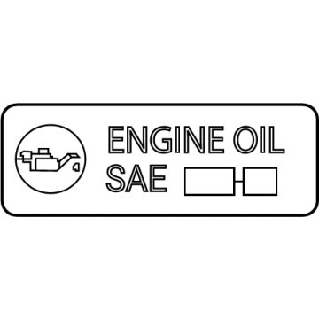 Toyota 15369-0P010 Caution Label