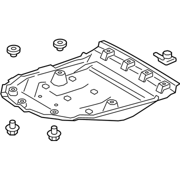 Toyota 58415-06040 Under Cover