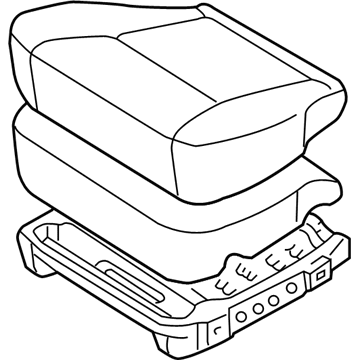 Toyota Tacoma Seat Cushion - 71410-0Y020-E0