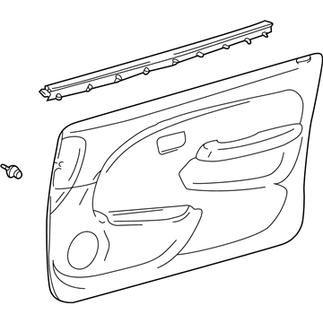 Toyota 67610-3D431-B0 Trim Panel Assembly