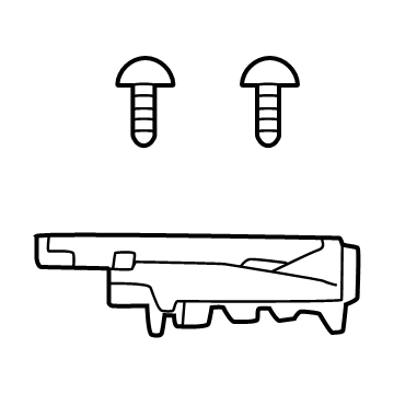 Toyota 81193-30160 Repair Bracket, Upper Passenger Side